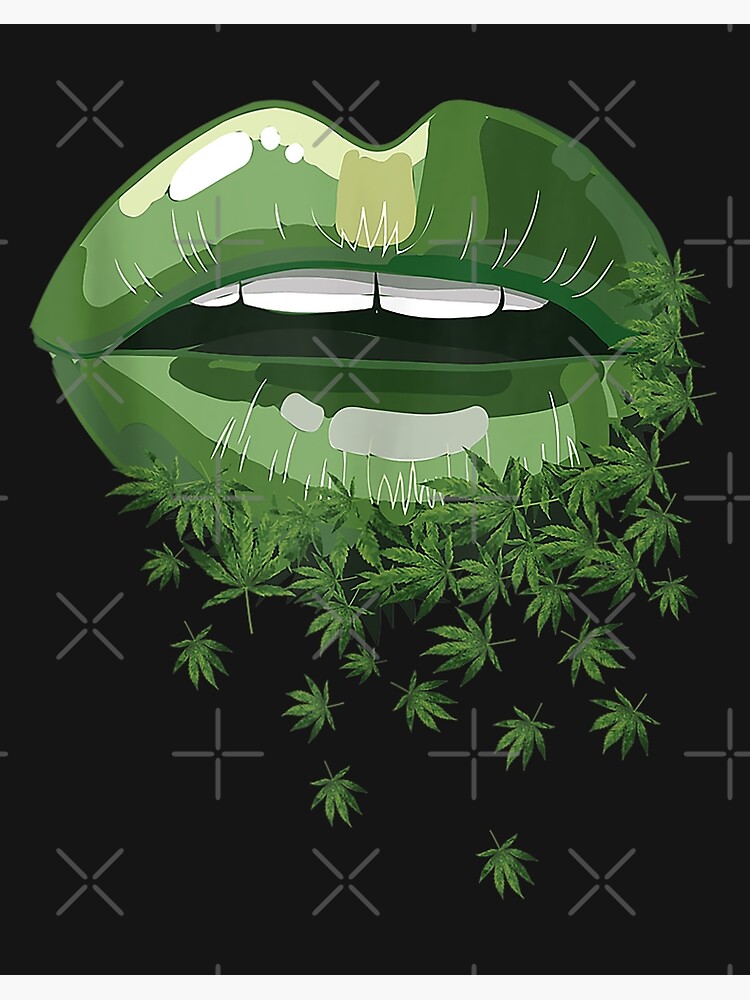 Sexy Lips Cannabis Marijuana Weed Pot Leaf Lover PNG, Lips PNG