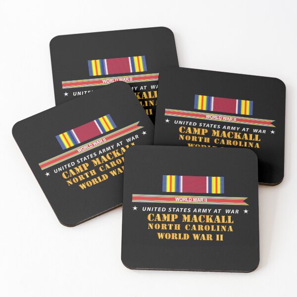 Item preview, Army - Camp McKall, NC  w SVC WWII w Streamer X 300 designed and sold by Military Insignia Products.