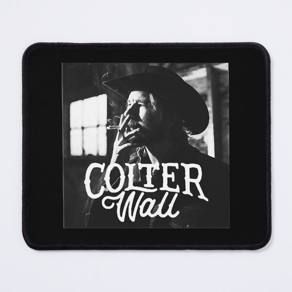 Item preview, Colter Wall Singer Songwriter poster man smoking designed and sold by LaAlmeida1665.