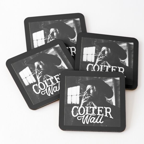 Item preview, Colter Wall Singer Songwriter poster man smoking designed and sold by LaAlmeida1665.