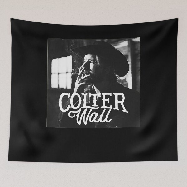 Item preview, Colter Wall Singer Songwriter poster man smoking designed and sold by LaAlmeida1665.