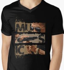 Music Men's V-Neck T-Shirt