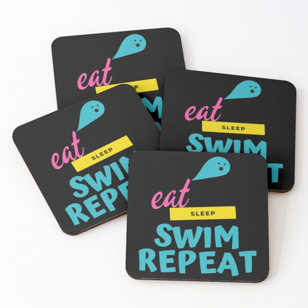 Item preview, Eat Sleep Swim Repeat Classic T-Shirt designed and sold by batesyadi3.