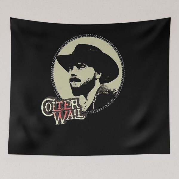 Item preview, Folk Colter Wall Cowboy poster vintage designed and sold by LaAlmeida1665.