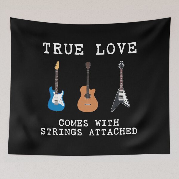 Item preview, Guitar Player True Love Comes With Strings Attached Guitarist Musician designed and sold by douglasgary019.