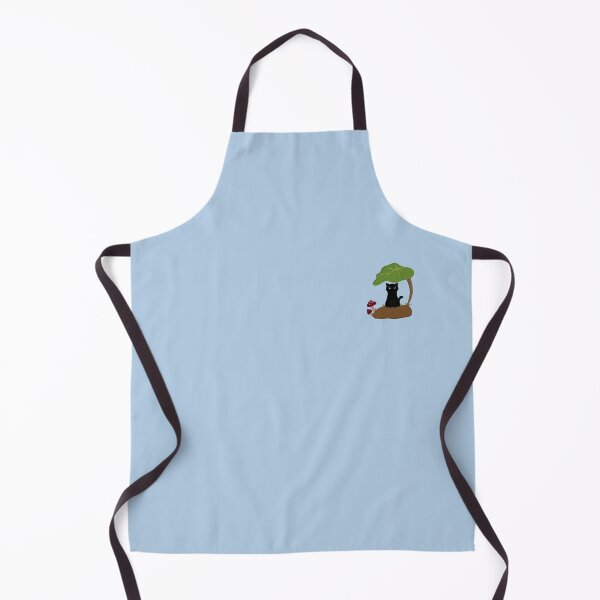 Item preview, Cat under a leaf mushroom garden designed and sold by NamColors.