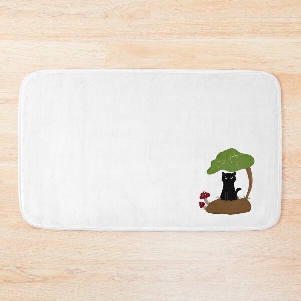 Item preview, Cat under a leaf mushroom garden  designed and sold by NamColors.
