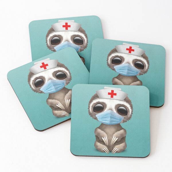 Item preview, Cute Baby Sloth Nurse designed and sold by JeffBartels.