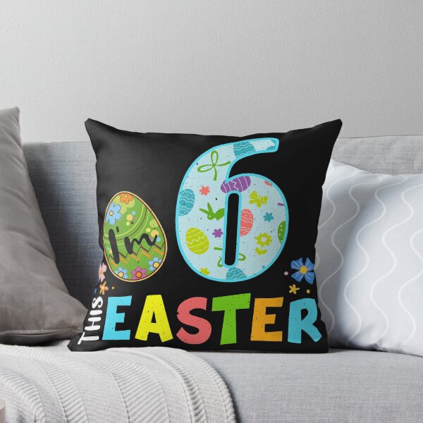 Item preview, 6 Year Old Age Birth Happy Egg Easter Sunday #s25 designed and sold by AntoinetteGGE.
