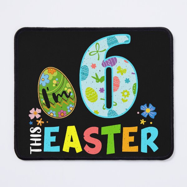 Item preview, 6 Year Old Age Birth Happy Egg Easter Sunday #s25 designed and sold by AntoinetteGGE.