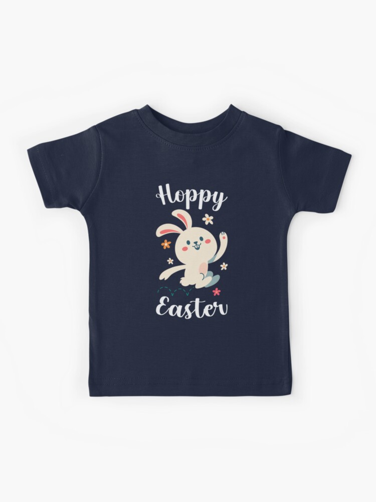 TeeShirtPalace | Happy Easter For Women And Men Easter Women's Tri-Blend  3/4-Sleeve Raglan Shirt