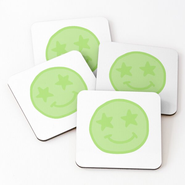 Item preview, Green Star Eyes Smile designed and sold by OrangeCowJuice.