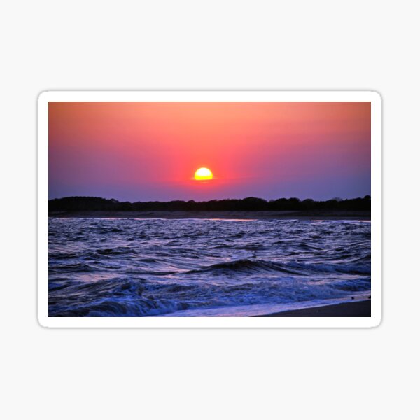 Glorious Cape May Sunset Sticker