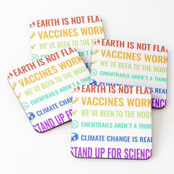 Item preview, Earth is not flat! Vaccines work! We&x27;ve been to the moon! Chemtrails aren&x27;t a thing! Clima designed and sold by fallonwilli.