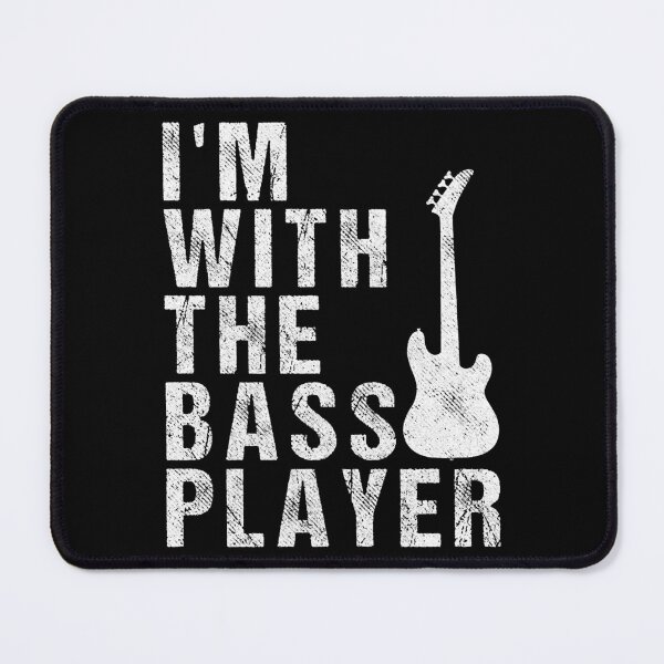 Item preview, I'm With The Bass Player Funny Guitar designed and sold by douglasgary019.