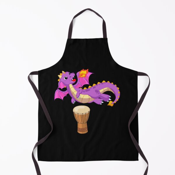 Item preview, Dragon Playing Djembe ,Funny Good Dragon Djembe Lovers Purple Design designed and sold by pedrored369.