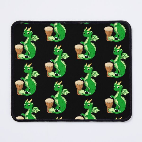 Item preview, Dragon Playing Djembe ,Funny Good Dragon Djembe Lovers Green Design designed and sold by pedrored369.
