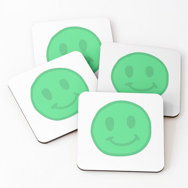 Item preview, Green Simple Smile Stickers designed and sold by OrangeCowJuice.