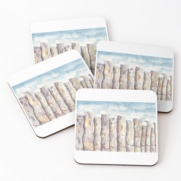 Item preview, 'Little Caps Of Snow On A Fence In My Neighborhood On Jimenez' designed and sold by Anita-West.