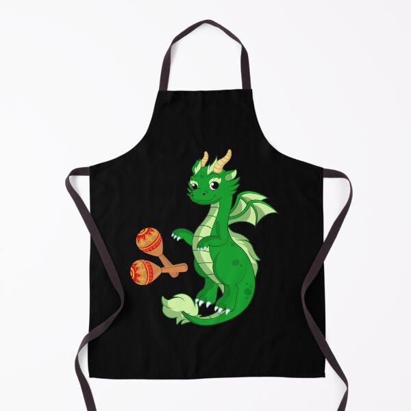 Item preview, Dragon Playing Maracas ,Funny Good Dragon Maracas Lovers Green Design designed and sold by pedrored369.