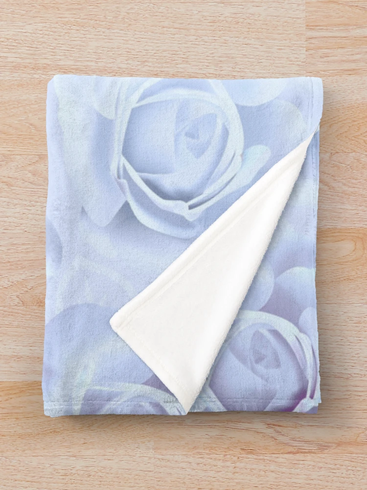 Thumbnail 3 of 6, Throw Blanket, Abstract Violet Roses Roses Roses 003 designed and sold by sunnthreads.