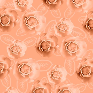 Artwork thumbnail, Abstract Coral Roses Roses Roses 002 by sunnthreads