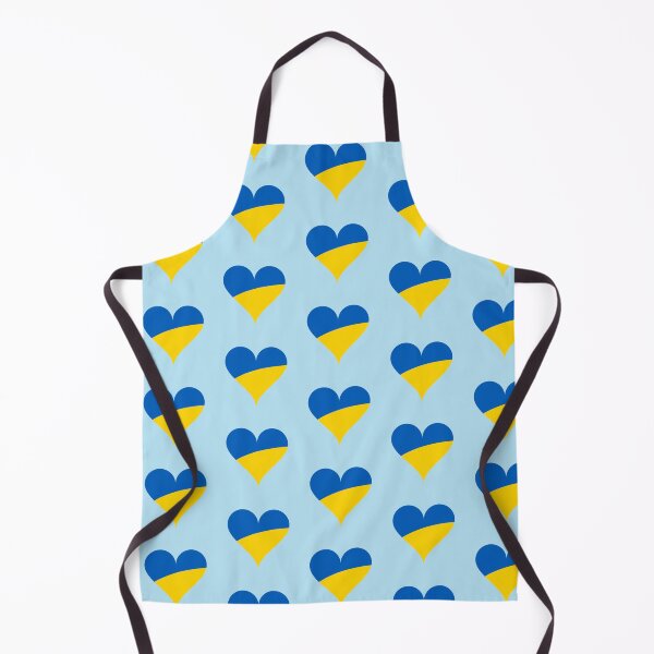 Item preview, Ukranian Flag Heart designed and sold by pugmom4.