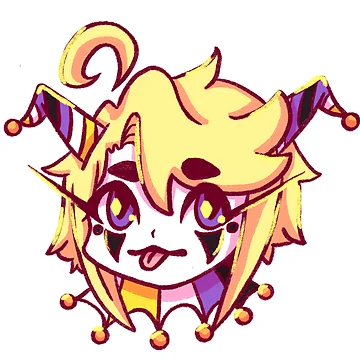 Artwork thumbnail, Nonbinary Jester by R-Crowee