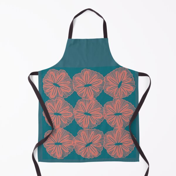 Item preview, Coral and turquoise sea anemones designed and sold by FrancesPoff.