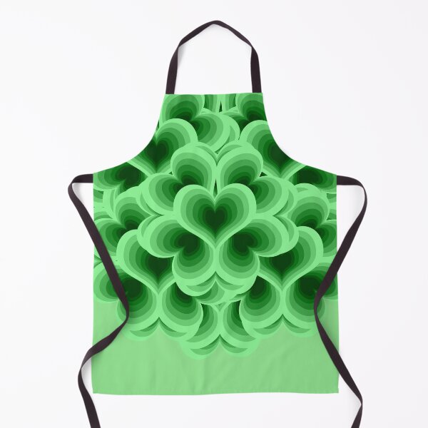 Item preview, green heart like clovers designed and sold by Laura Greco.