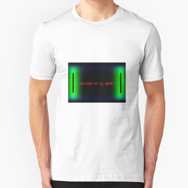 Window of my heart Slim Fit T-Shirt