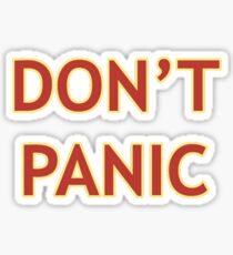 Don't Panic - Hitchhiker's Guide to the Galaxy Sticker