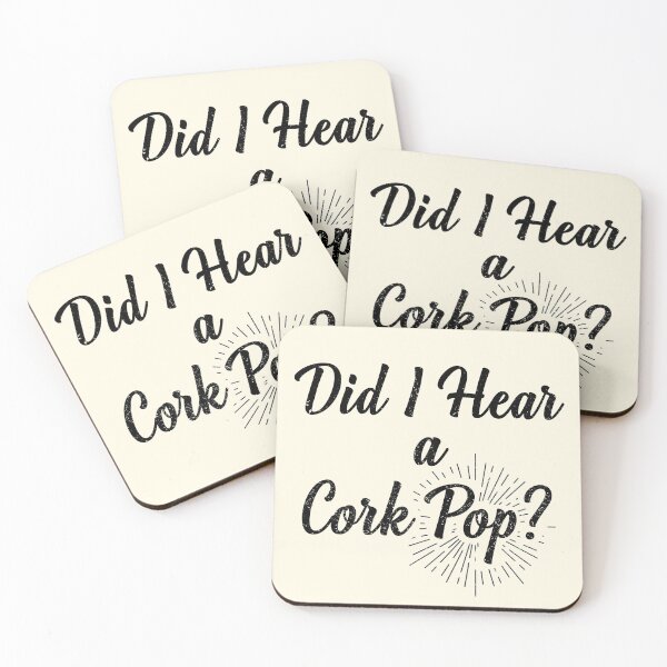 Item preview, Did I Hear a Cork Pop? Bubbly Fun Celebration (on light) designed and sold by TheEditrix.