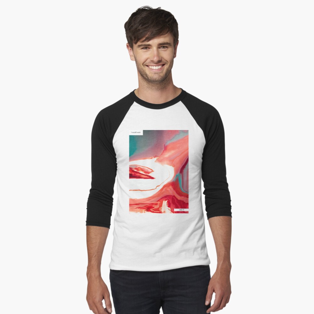 Vista previa del artículo con la obra «Camiseta ¾ estilo béisbol», diseñado y vendido por Lo-cura.