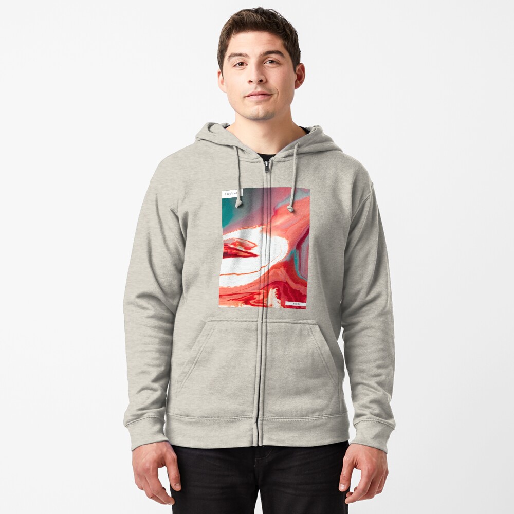 Vista previa del artículo con la obra «Sudadera con capucha y cremallera», diseñado y vendido por Lo-cura.
