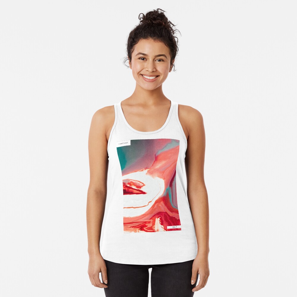 Vista previa del artículo con la obra «Camiseta con espalda nadadora», diseñado y vendido por Lo-cura.