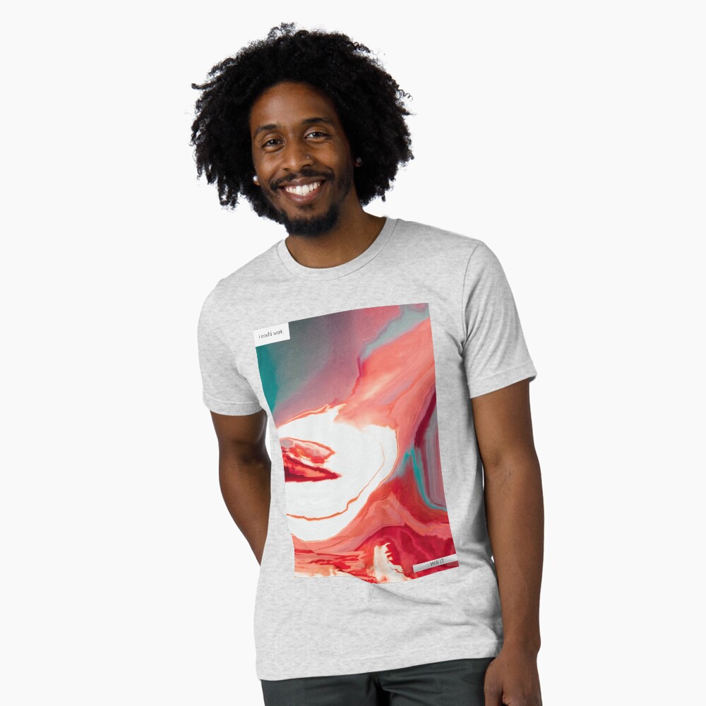 Vista previa del artículo con la obra «Camiseta de tejido mixto», diseñado y vendido por Lo-cura.