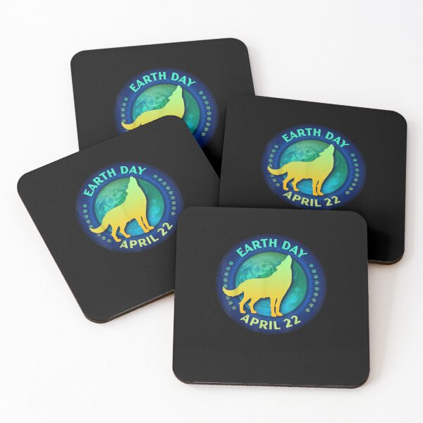 Item preview, Howling Wolf Lovers Earth Day 50th Anniversary Gift designed and sold by RobertEllisDC.