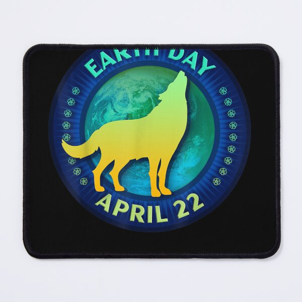 Item preview, Howling Wolf Lovers Earth Day 50th Anniversary Gift designed and sold by RobertEllisDC.