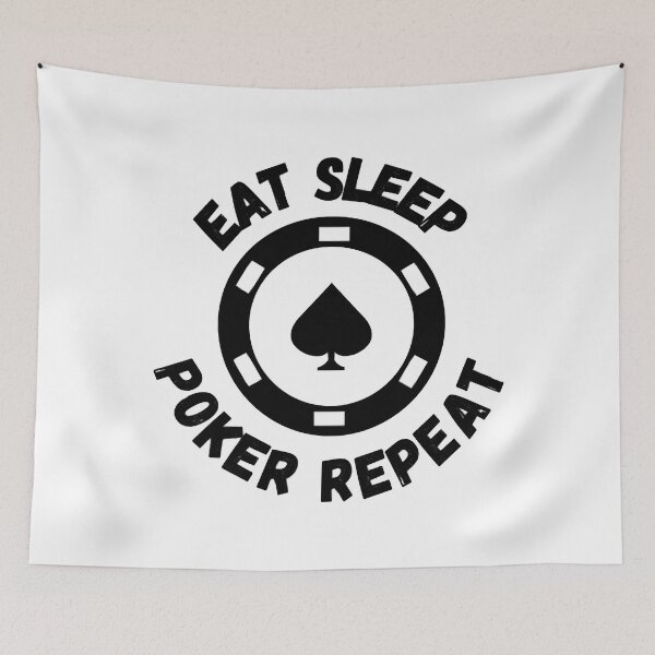 Item preview, Eat Sleep Poker Repeat - For A Fine Poker Night Cap designed and sold by fallonwilli.