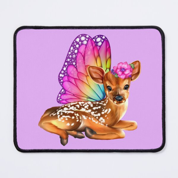 Item preview, Floral Rainbow Fairy Fawn designed and sold by murkyswamp.