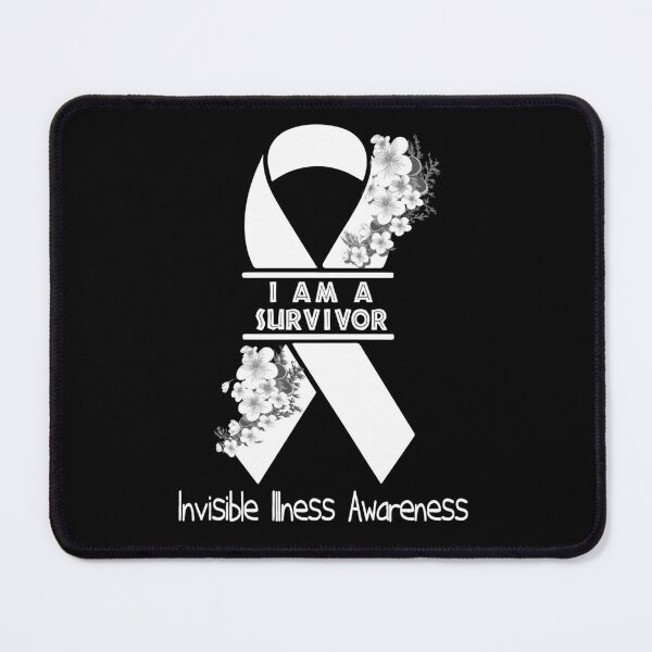 Item preview, I Am A Suvivor Ribbon Invisible Illness Awareness designed and sold by heppenp.