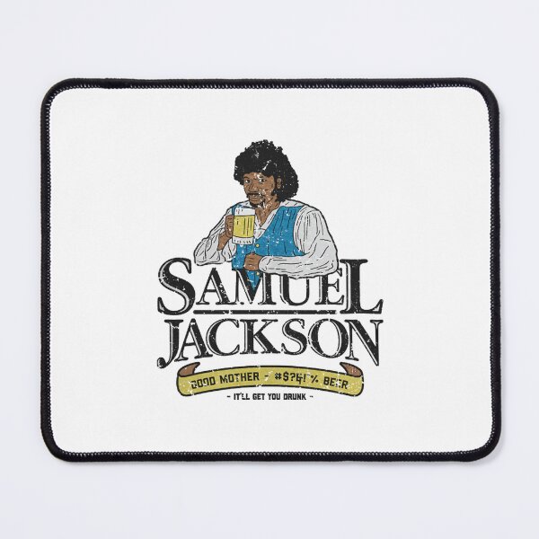 Item preview, SAMUEL JACKSON BEER RETRO TShirt designed and sold by Sentiment667.