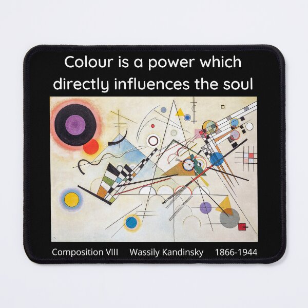 Item preview, Wassily Kandinsky, Composition VIII, 1923, Colour is a power which directly influences the soul designed and sold by Michael Dietrich.