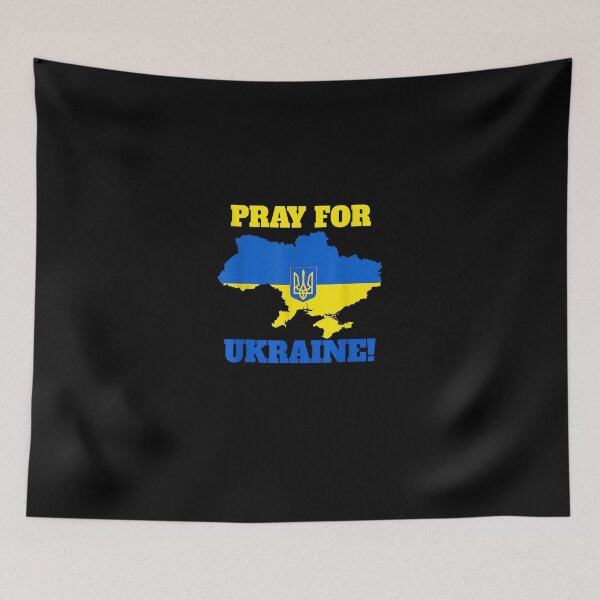Item preview, Pray for Ukraine! Support Ukraine, Map Patriotic designed and sold by KimbempeCB.