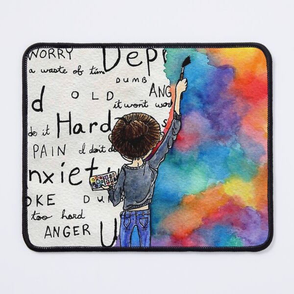 Item preview, Bansky Girl Quote designed and sold by vickiebrooks.