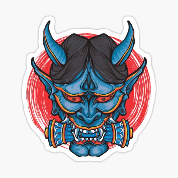 Item preview, Oni Mask Blue designed and sold by Revolutioner.