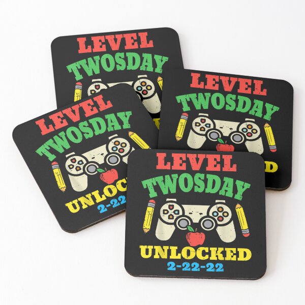 Item preview, Level Twosday Unlocked 2-22-22 Gamer Twos Day 2022 Boys T-Shirt designed and sold by DernWalbert.