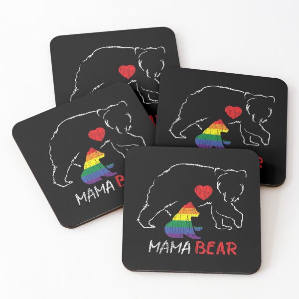Item preview, Rainbow Mama Bear Hugs Mom Mother Love Lgbt Pride designed and sold by Jordy Littel.