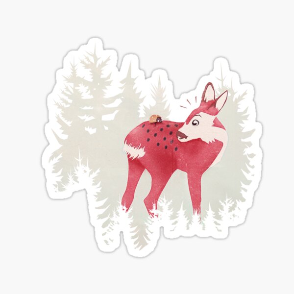oh deer, what the bug?! Sticker